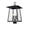 Z-Lite Rainer 5 Light Outdoor Post Mount Fixture, 15.5in. W x 26in. H, Black 5015PHXLS-BK - alternate 1
